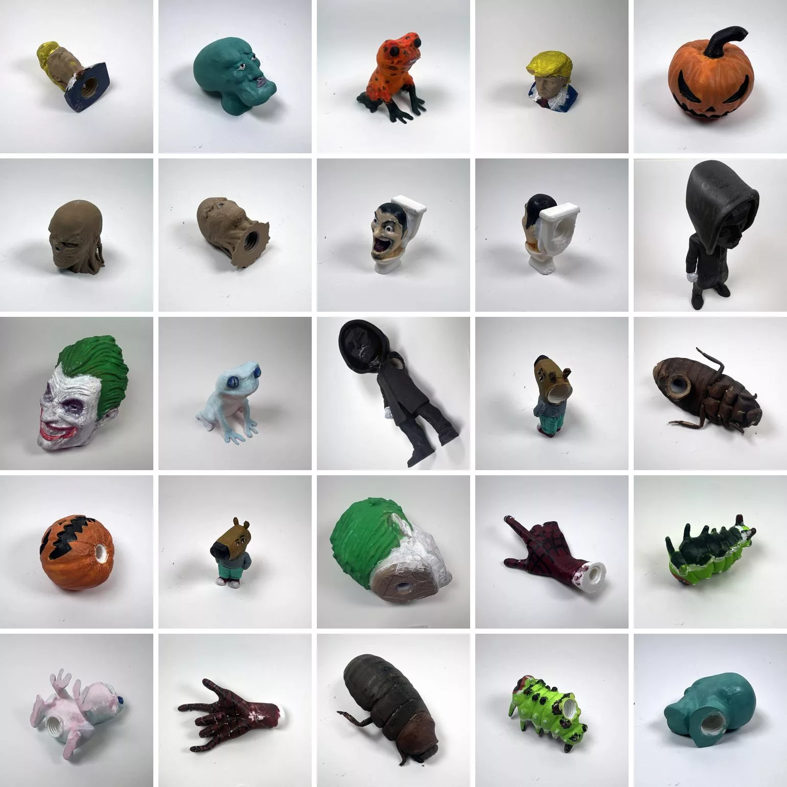 Gallery of the 3D Printable Models Used in Popular Toothpaste Nozzle Fun Shorts